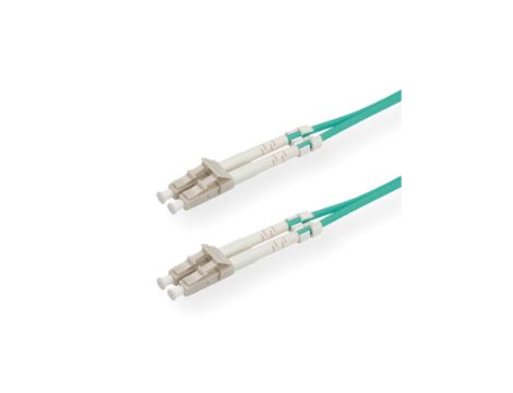 VALUE Kabel F.O. 50/125m, LC/LC, OM3, turkoois, 15m