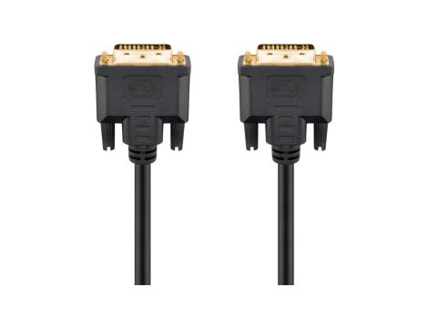 Kabel DVI-I Full HD Dual Link, pozłacany - Długość kabla 3 m