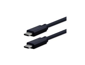 Kabel ROLINE USB3.2 Gen2x2, C-C, M/M, 20Gbit/s, 240W, zwart, 1,5 m