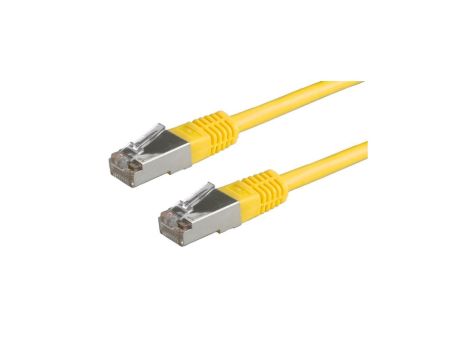 VALUE Kabel krosowy kat. 6 (klasa E) S/FTP (PiMF), żółty, 10 m