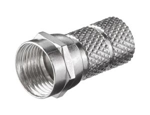 Wtyczka F wkręcana 6,5 mm - Połączenie, materiał obudowy cynk