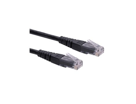 ROLINE Kabel krosowy Cat.6 UTP (klasa E), czarny, 0,3 m