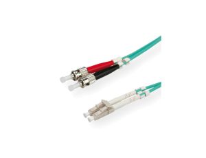 VALUE Kabel F.O. 50/125m OM3, LC/ST, turkoois, 1 m