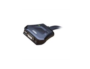 Przełącznik 2-portowy KVM USB DVI CS22D