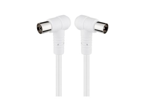 Kabel antenowy kątowy (80 dB), podwójne ekranowanie - Długość kabla 2.5 m