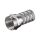 Wtyczka F wkręcana 4,0 mm - Połączenie, materiał obudowy cynk