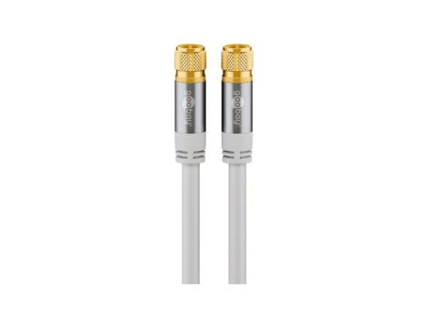 Kabel antenowy SAT (typ 135 dB), poczwórne ekranowanie - Długość kabla 1 m