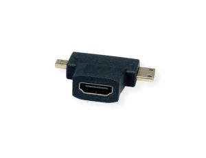 VALUE Adapter T HDMI, HDMI - HDMI Mini + HDMI Micro