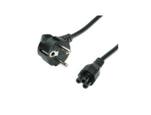 Kabel zasilający ROLINE, 3-pin. Gniazdo notebooka, czarny, 1,8 m