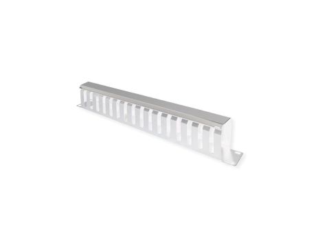 VALUE 19 Płyta przednia 1 U z kanałem manewrowym 40 x 80 mm, szara