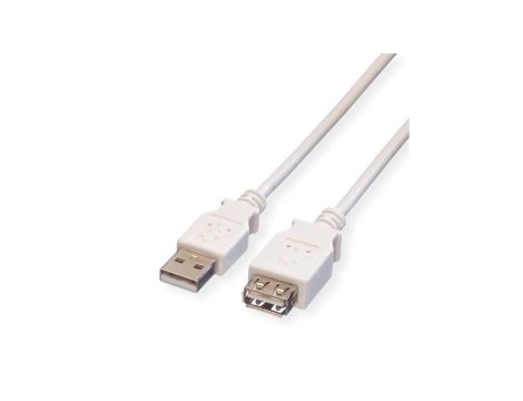 VALUE Kabel USB 2.0, typ A-A, M/F, z przewodem, 1,8 m