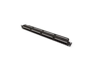 VALUE Patch panel kat. 6A (klasa EA) 19, 24 P, nieekranowany, czarny