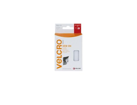 VELCRO rzep do szycia z haczykami i pętelkami 20 mm x 5 m biały
