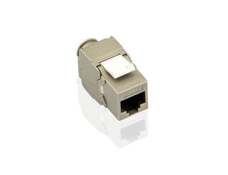 VALUE Cat.6A (Class EA) Keystone, RJ-45, ekranowany, beznarzędziowy, SLIM.