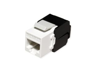 ROLINE Cat.6A (Class EA) Keystone, nieekranowany, beznarzędziowy, biały