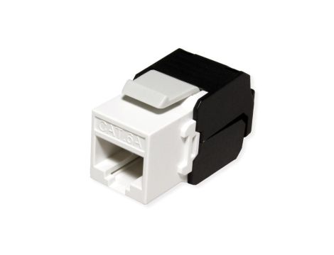 ROLINE Cat.6A (Class EA) Keystone, nieekranowany, beznarzędziowy, biały