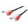 Kabel łączący stereo 2 x cinch - Długość kabla 20 m
