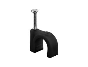 Obejma kablowa TechdatGeneralDiameterMET mm, czarny - średnica 9 mm