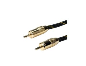 Kabel audio ROLINE GOLD 3,5 mm M/M, blister detaliczny, 5 m
