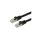 Kabel krosowy VALUE Cat.6 (Class E) FTP, bardzo płaski, czarny, 0,5 m