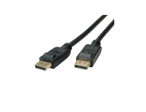 ROLINE Kabel DisplayPort, DP v1.3/v1.4, M/M, czarny, 1 m