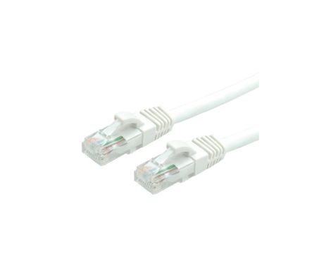 Kabel krosowy VALUE UTP Cat.6 (klasa E), LS0H, biały, 0,5 m