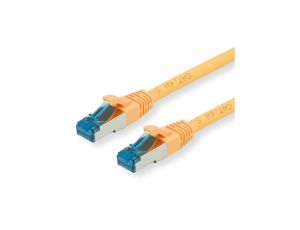 VALUE Kabel krosowy Kat.6A (klasa EA) S/FTP (PiMF), LSOH, żółty, 7 m