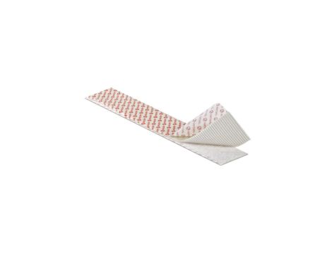 VELCRO bardzo mocny rzep samoprzylepny z haczykiem i pętelką 50 mm x 1 m biały