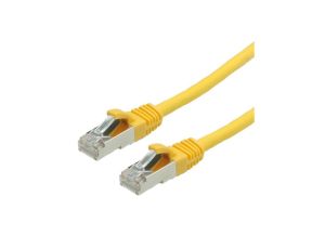 VALUE Patchkabel Cat.6 (Class E) S/FTP (PiMF), LS0H, geel, 1 m