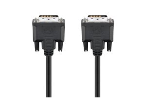 Kabel DVI-D Full HD Dual Link, nikiel - Długość kabla 0.5 m