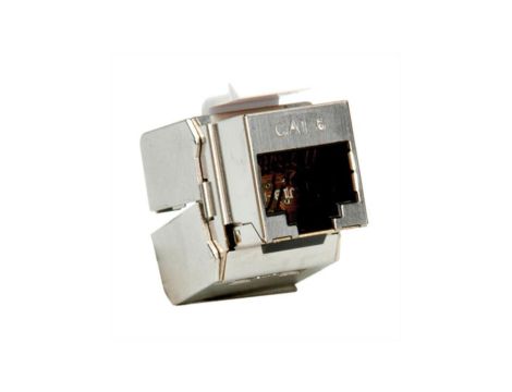 ROLINE Cat.6 (Class E) Keystone, ekranowany, srebrny, nie wymaga narzędzi