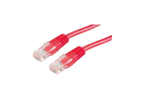 VALUE Patchkabel Cat.6 UTP (klasa E), czerwony, 1 m