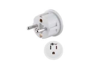 Adapter sieciowy US/Japonia, biały