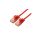 ROLINE UTP Data Center Patchkabel Cat.6A (Class EA), LSOH, extra dun, rood, 0,3 m