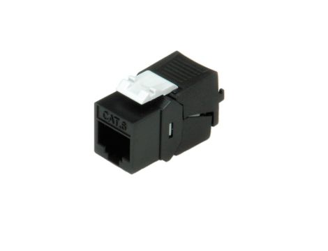 ROLINE Cat.6 (Class E) Keystone, nieekranowany, beznarzędziowy, czarny