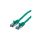 ROLINE Patch Cord Cat.6A S/FTP (PiMF), Component Level, LSOH, zielony, 0,3 m