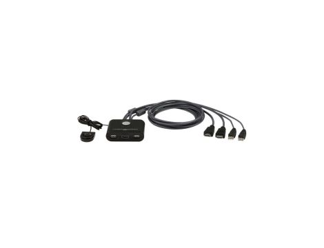 ATEN CS22HF 2-portowy przełącznik kablowy USB FHD HDMI