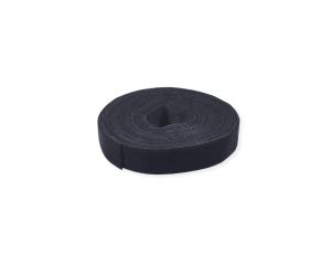 VALUE rzep na rolce, 10 mm, czarny, 25 m