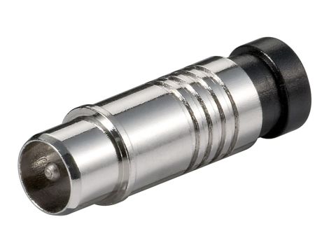 Wtyk kompresyjny do mocowania na kablach koncentrycznych