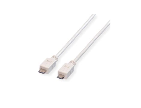 VALUE Kabel USB 2.0, Micro USB A męski - Micro USB B męski, 1,8 m