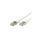VALUE Kabel krosowy kat. 6 (klasa E) S/FTP (PiMF), biały, 0,5 m
