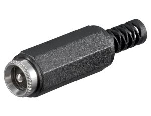 Złącze DC z zabezpieczeniem przed zginaniem