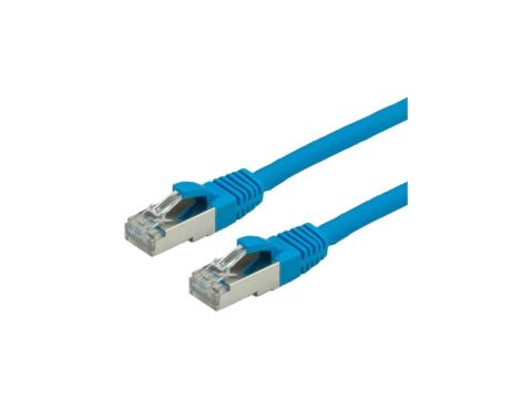 VALUE Kabel krosowy kat. 6 (klasa E) S/FTP (PiMF), LS0H, niebieski, 0,5 m