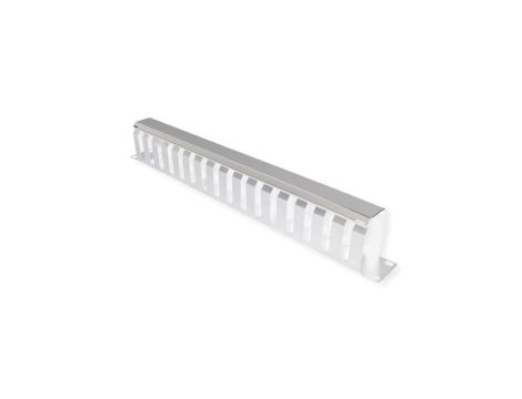 VALUE 19 Płyta przednia 1 U z kanałem manewrowym 40 x 60 mm, szara