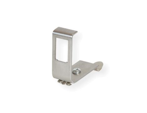 VALUE Adapter na szynę DIN, pusty, na 1 złącze keystone
