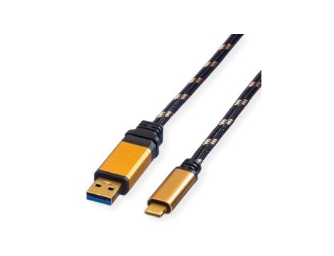 Kabel ROLINE GOLD USB 3.2 Gen 1, A-C, M/M, 1 m