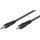 Kabel przejściowy audio AUX, 3,5 mm na 2,5 mm stereo - Długość kabla 2 m