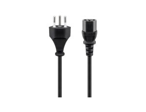 Kabel do urządzeń chłodniczych Szwajcaria, 2 m, czarny - Długość kabla 2 m