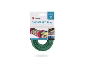 Taśma do wiązania VELCRO One Wrap 20 mm x 330 mm, 25 sztuk, zielona