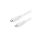 Kabel VALUE USB 3.2 Gen 2 z funkcją ładowania, C-C, M/M, biały, 0,5 m